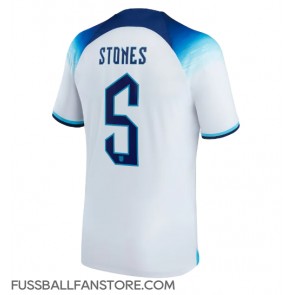 England John Stones #5 Replik Heimtrikot WM 2022 Kurzarm